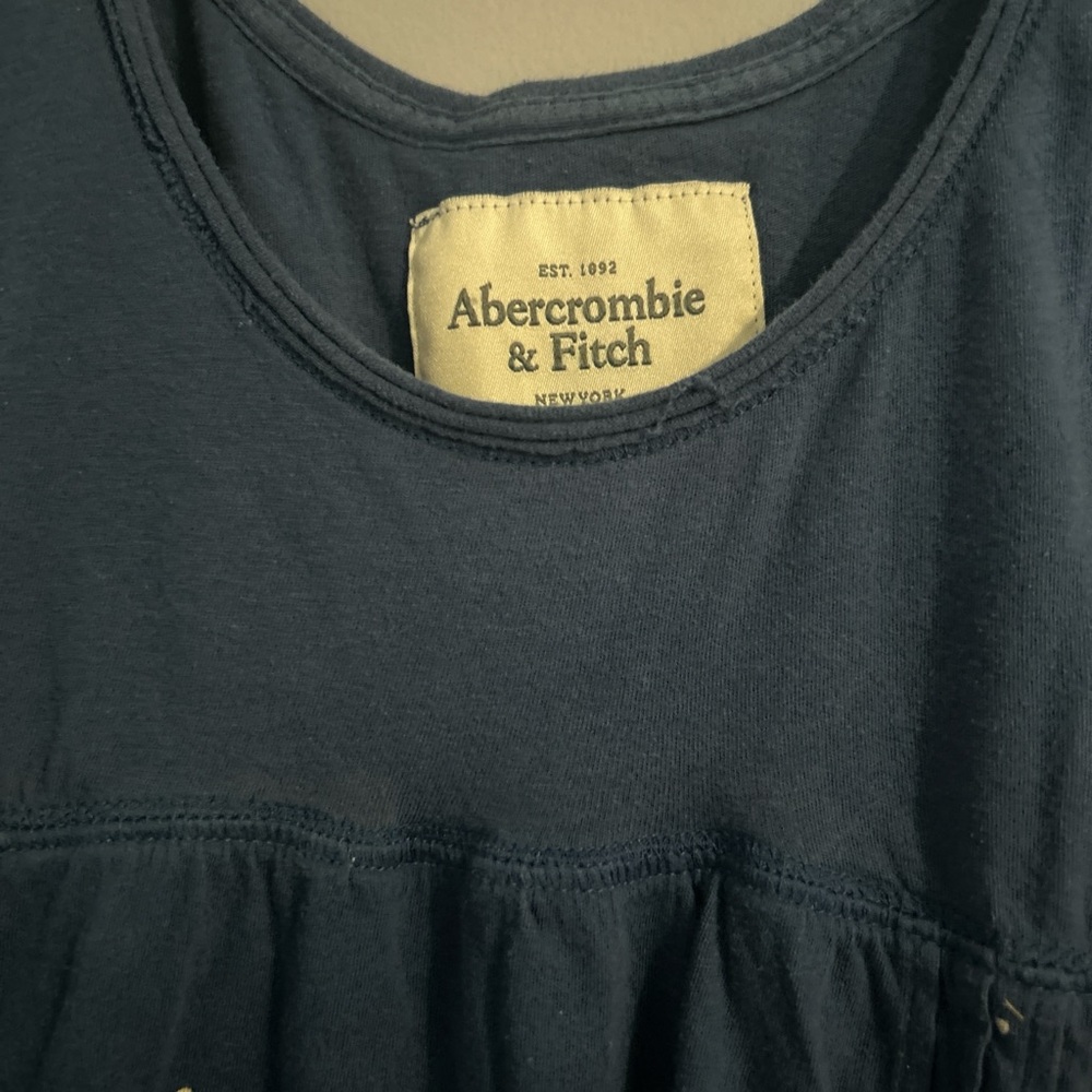 Abercrombie & Fitch Navy Top - Picture 2 of 4